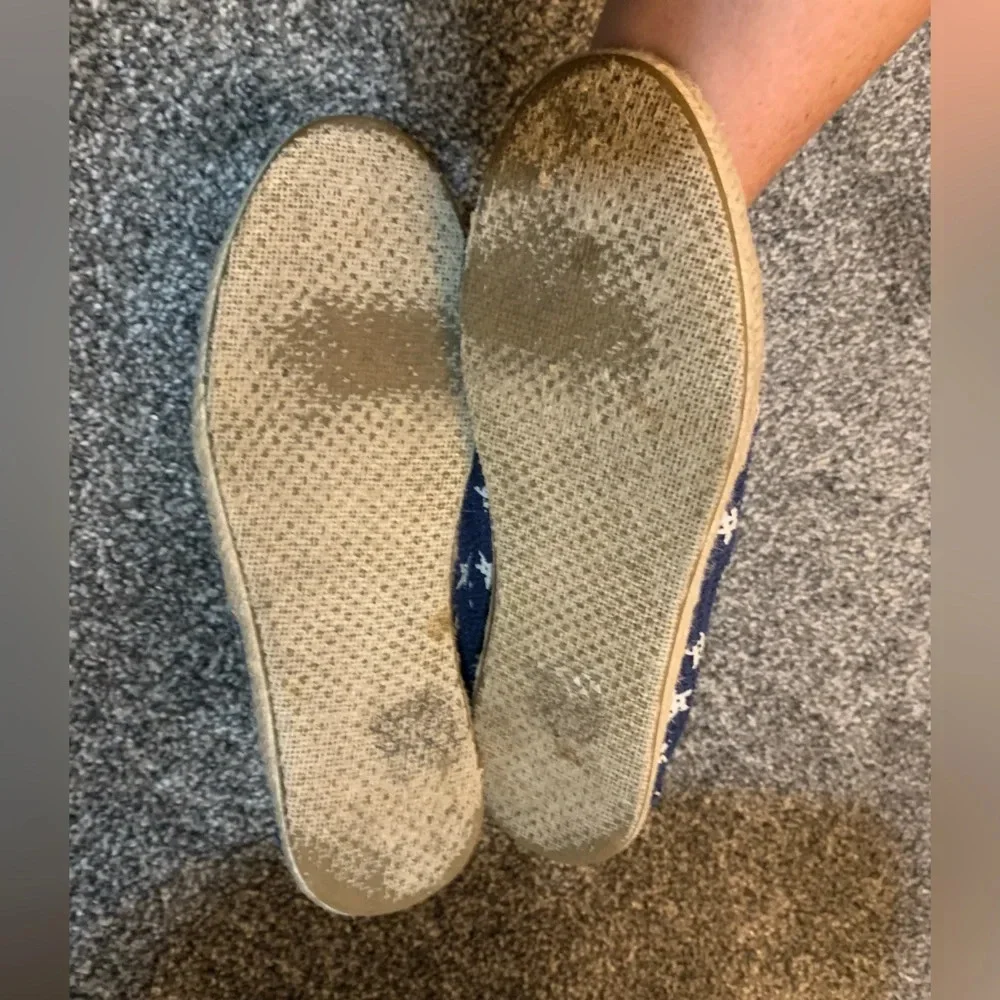Toms Espadrille Flats - Red, White & Blue